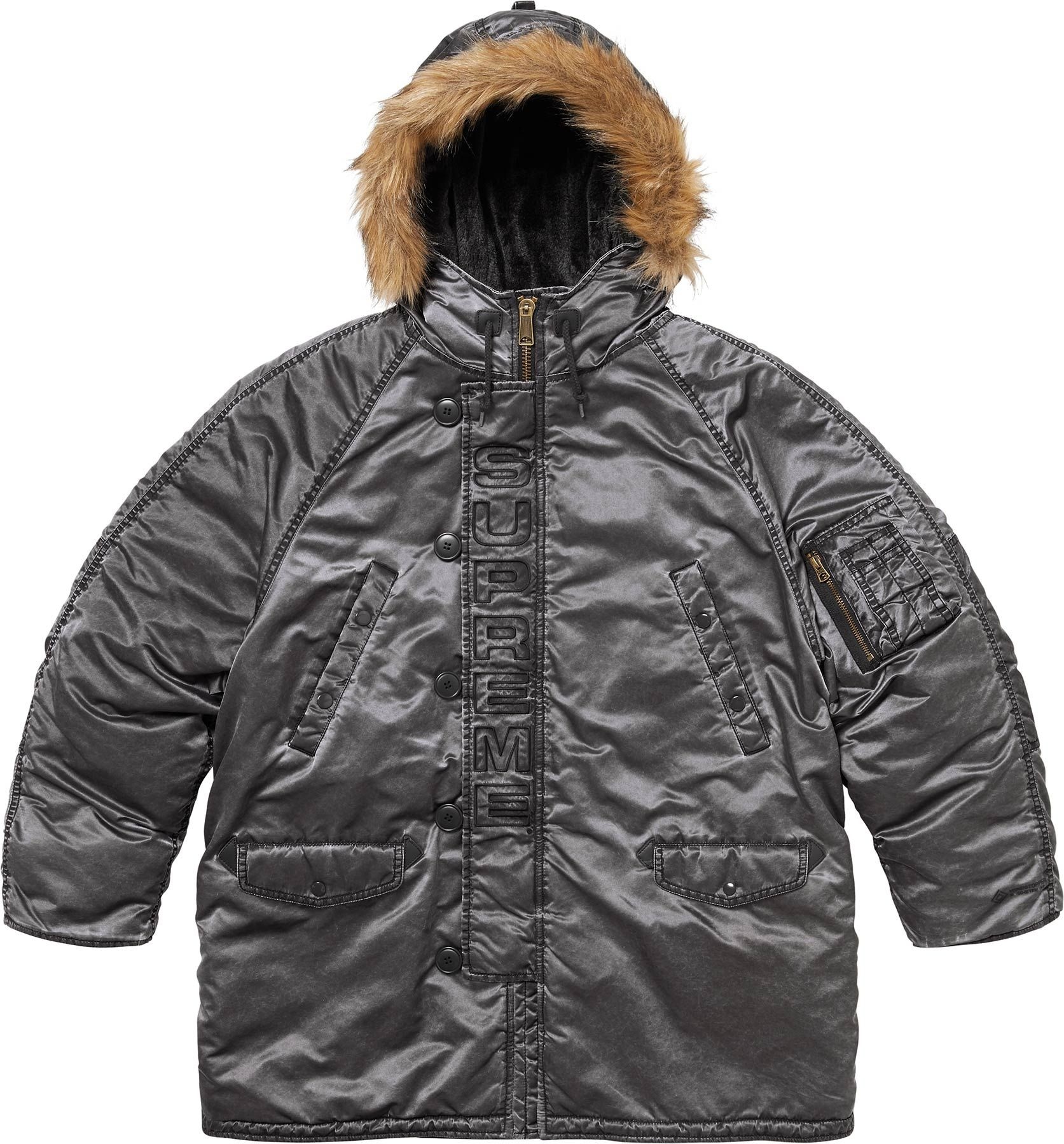 Washed Flight Satin N-3B Parka view 2